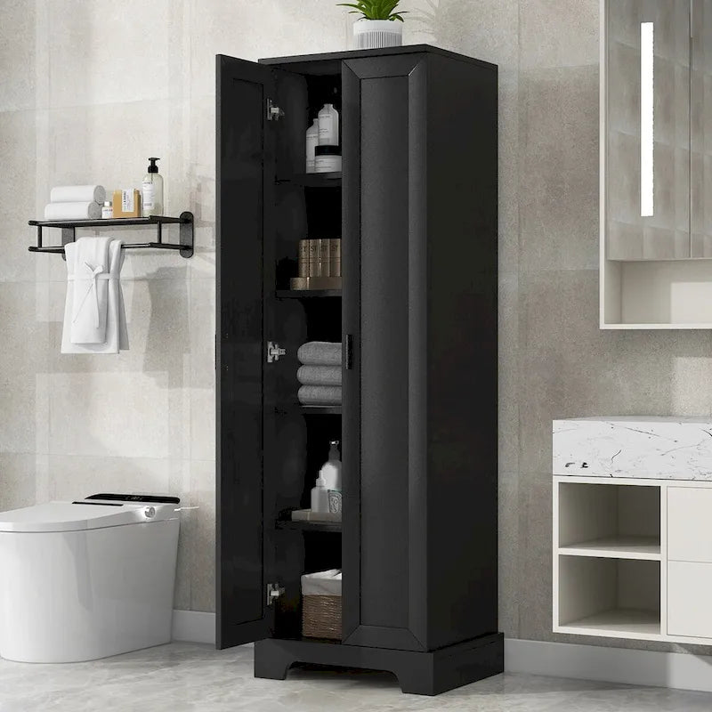 Multi-functional Cabinet with Two Doors for Bathroom,Office