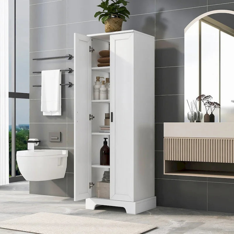 Multi-functional Cabinet with Two Doors for Bathroom,Office