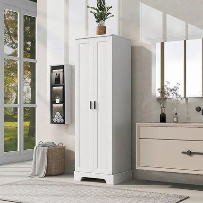 Multi-functional Cabinet with Two Doors for Bathroom,Office