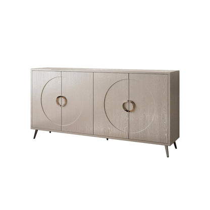 59.84W 4 Door Wooden Cabinet Sideboard Buffet - N/A