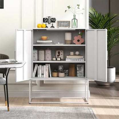 Heavy Duty Metal Buffet Sideboard